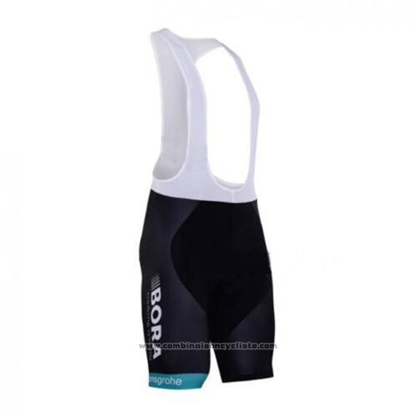 2017 Maillot Cyclisme Bora Noir Manches Courtes et Cuissard
